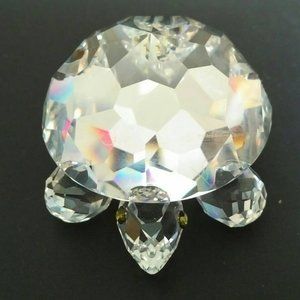 RARE NEW Swarovski Crystal Turtle Figurine